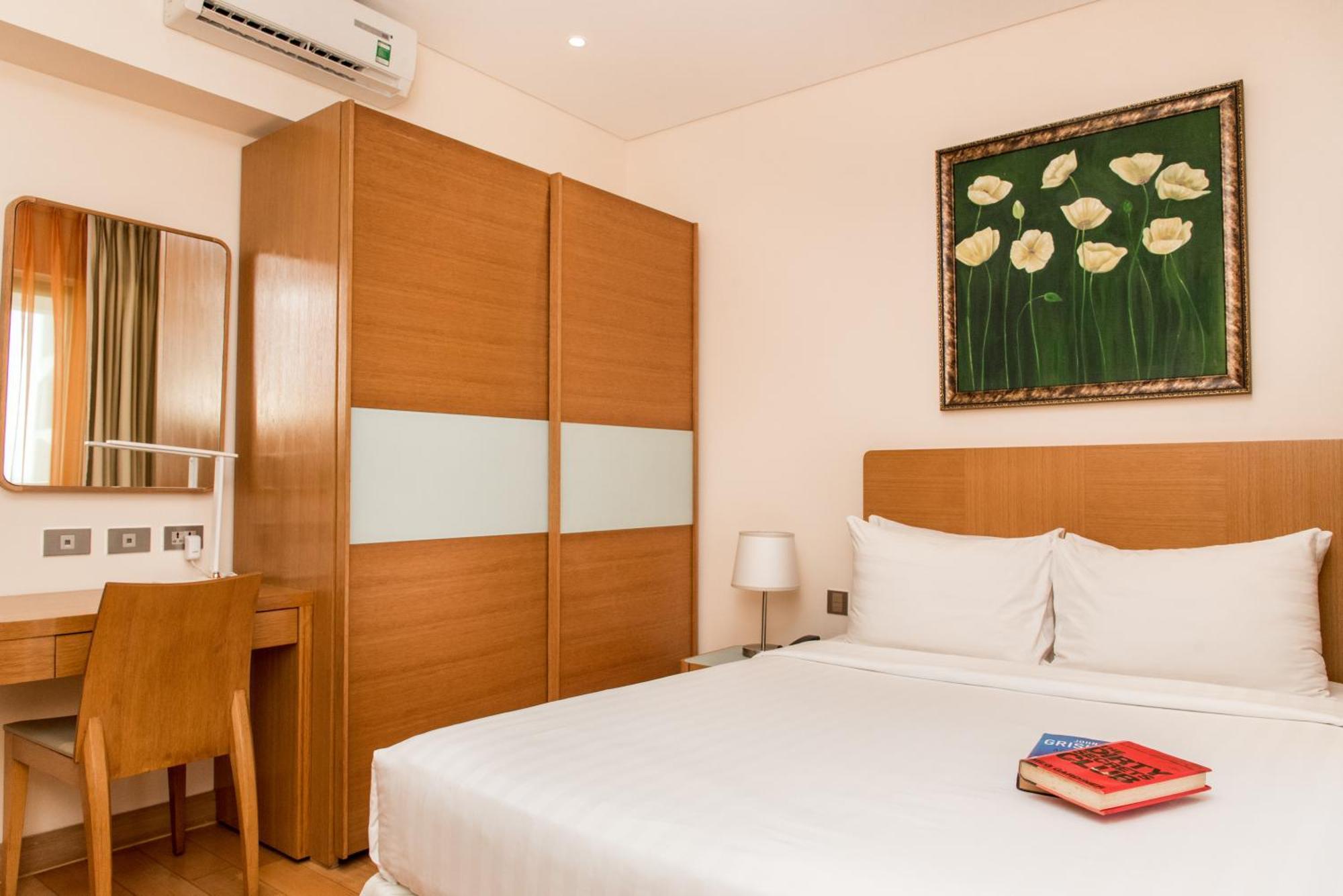 Sherwood Residence Hô Chi Minh-Ville Extérieur photo A bedroom at the hotel